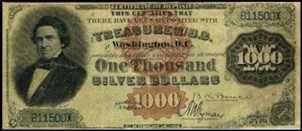 Value of $1000 Silver Certificate | Antique Money