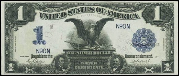 1899 Value of 1899 $1 Silver Certificate Black Eagle Bill Silver 1899 Value of 1899 $1 Silver Certificate Black Eagle Bill Silver